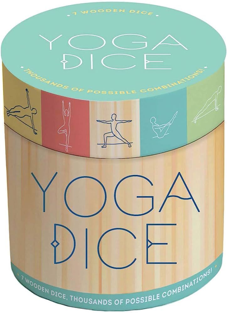 Yoga Dice: 7 Wooden Dice, Thousands of Possible Combinations! (Meditation Gifts, Workout Dice, Yo... | Amazon (US)