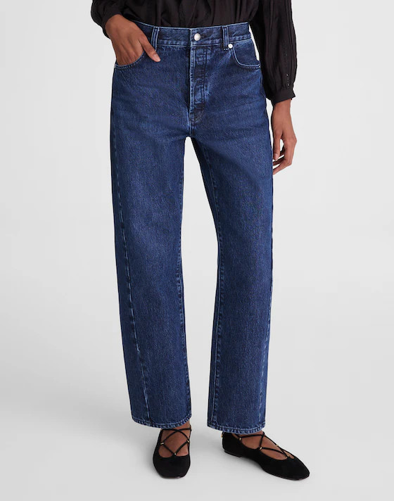 Pieced Barrel-Leg Jeans | Madewell