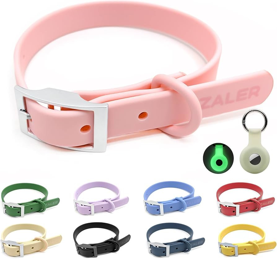 Waterproof Dog Collar, Adjustable Stinkproof Dog Collars Easy to Clean, Soft Comfortable Pet Coll... | Amazon (US)