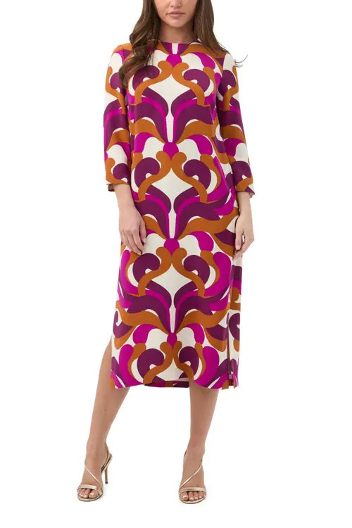 Trina Turk Cointreau 2 Printed Midi Dress in Multi at Nordstrom | Nordstrom