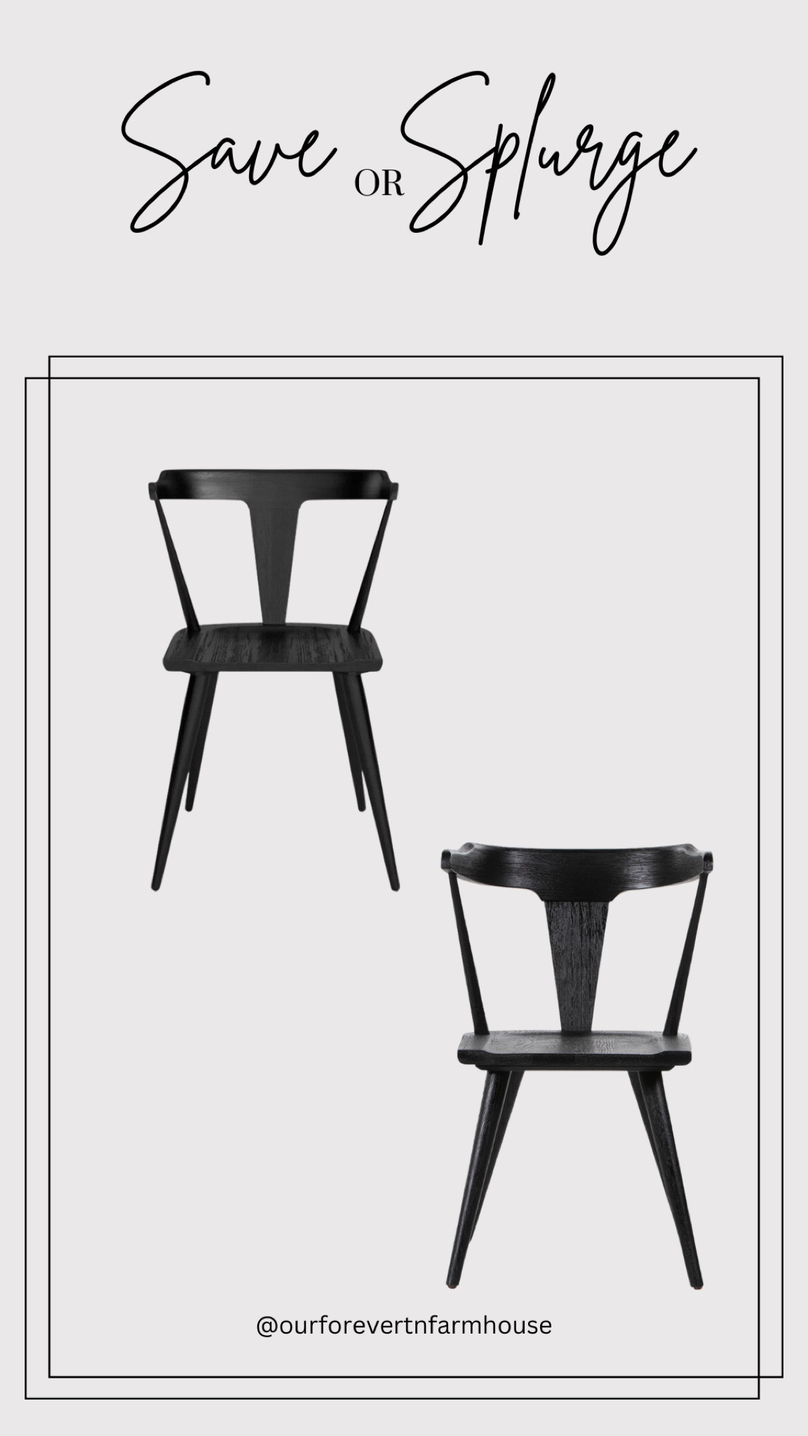 Save versus splurged on this dining chair. Which do you like better?

#LTKHome