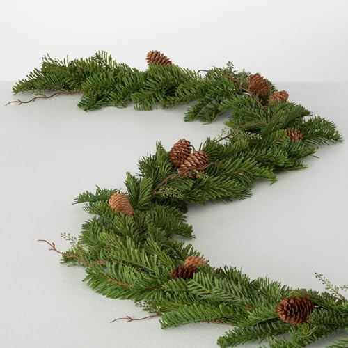 Sullivans Christmas Garland, 6 Ft Pine Garland, Soft Touch Greenery Garland Indoor Holiday Décor, Perfect for Fireplace Mantle, Weddings, Dining and Living Room | Amazon (US)