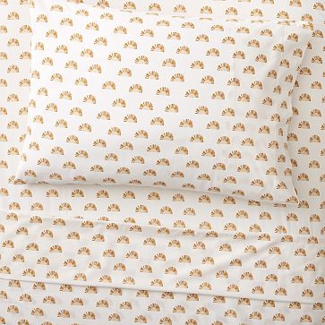 Sarah Sherman Samuel Organic Desert Sun Sheet Set | West Elm (US)