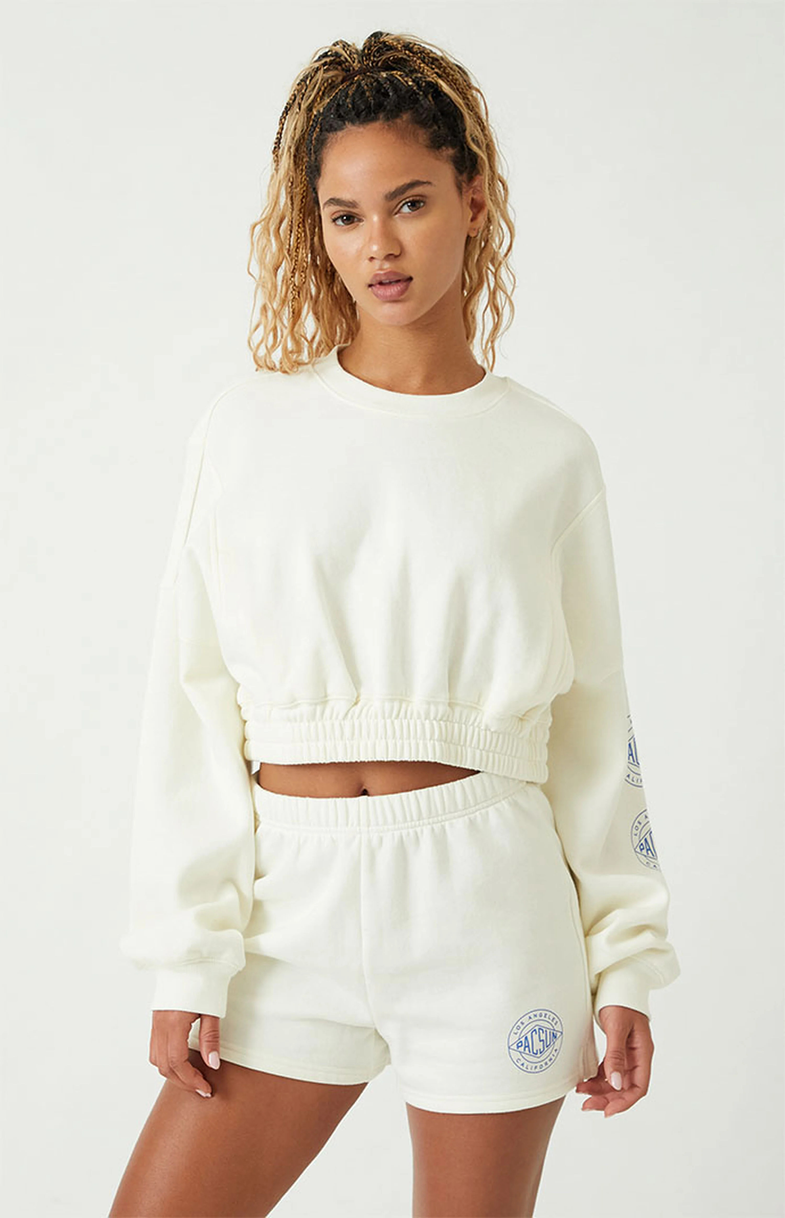 LA Hearts by PacSun Active Hilltop Fleece Sweat Shorts | PacSun