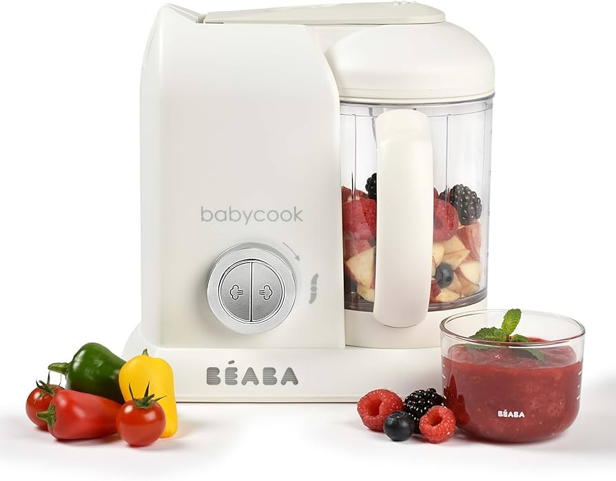 BEABA Babycook Solo 4 in 1 Baby Food Maker, Puree Steamer and Blender for Purees, Grinder with Au... | Amazon (US)