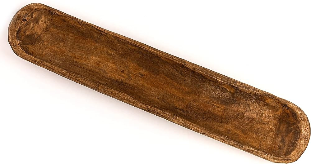 Red Barn Candle Company Wooden Dough Bowl - 30" x 6" - Wood Bowl Decor - Spanish Oak - Rustic Hom... | Amazon (US)