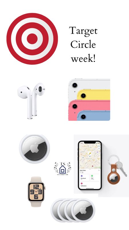 It’s Target Circle week which means BIG savings on many items including electronics like Apple IPads, Apple Watches, Apple Air tags, and Apple AirPods  

#LTKxTarget #LTKfamily #LTKhome