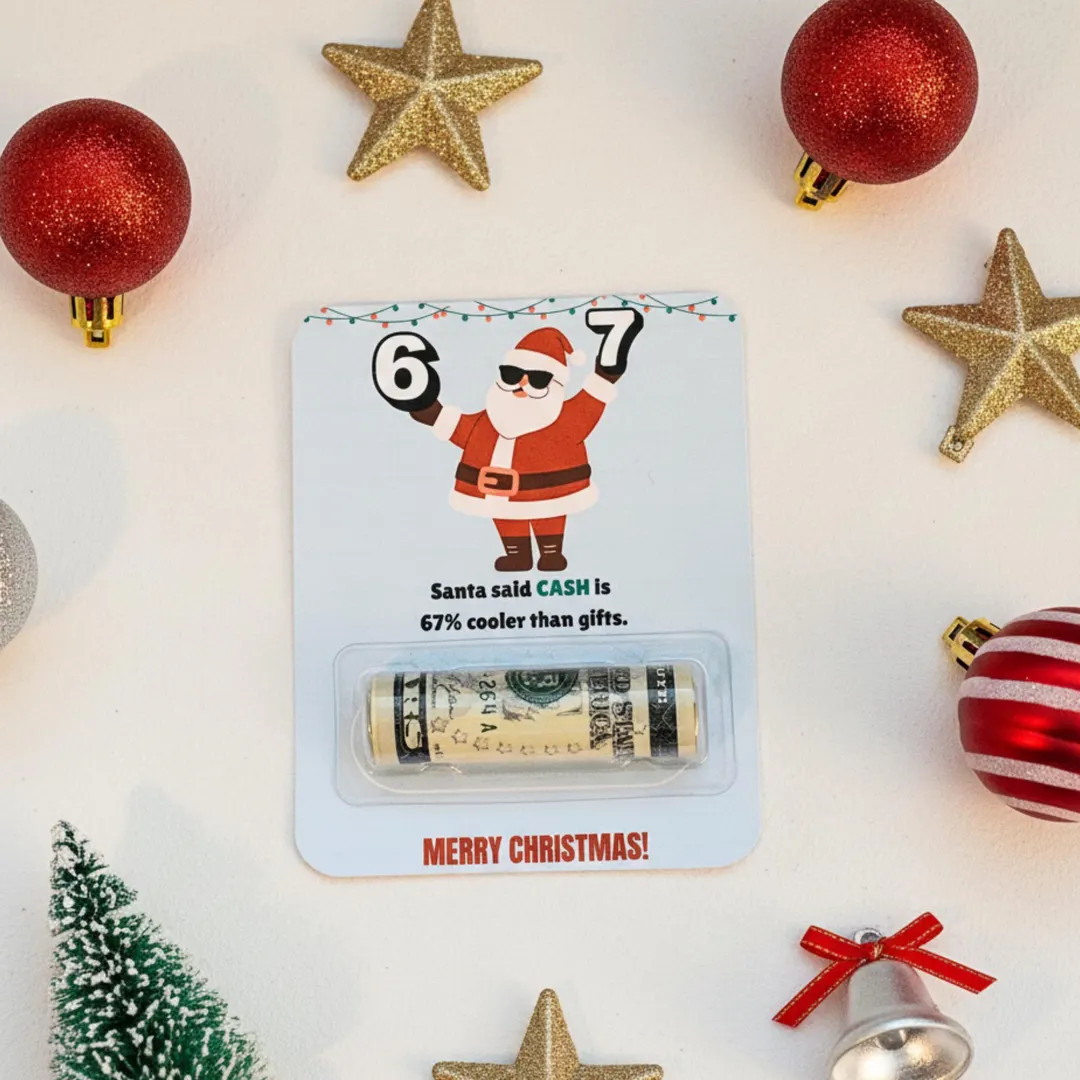 Christmas Money Holder, Funny 67 Christmas Gift for Tweens and Teens, Gen Z Stocking Stuffer Gift... | Etsy (US)