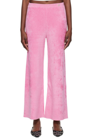 Pink Crystal G Trousers | SSENSE