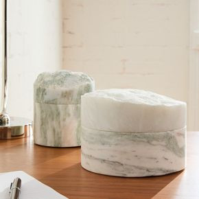 Althea Marble Decorative Canisters | West Elm (US)
