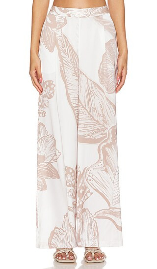 Pant in Light Brown & White | Revolve Clothing (Global)