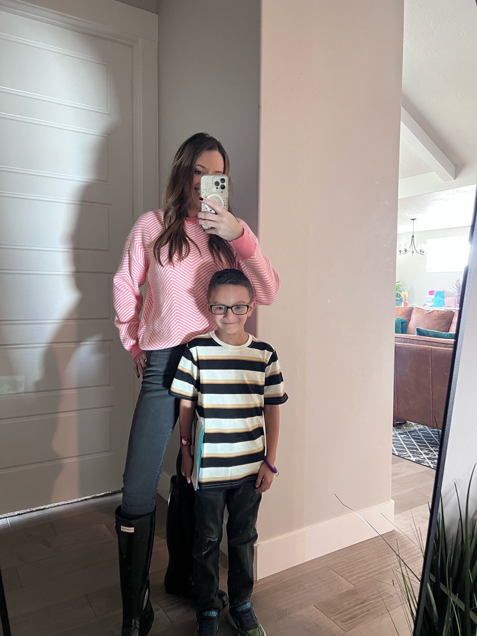 Off to the pumpkin patch. 🎃 And I mean a real pumpkin patch not some family farm- with 500 rides that you have to pay an arm and a leg for. Those are too overwhelming for myself and my son who has sensory issues. I always leave stressed out. So we’re Just going to a basic farm that grows pumpkins! It’s ok not to “do it all” to get the Instagram photos. Sometimes basic is better for you and your family. Enjoy the moment. Do something that doesn’t cost a lot but is the gift of time. 

Can you believe this shirt I got my son is only $6 ?! Me either. It’s so cute and it goes up to size 14 / 16 husky size for boys! Love it. Perfect for family photos and comes in tons of colors. 

He’s wearing these line of jeans from target that wear and wash so well. He’s really rough on clothing and plays hard and these hold up again and again. 

It’s been raining all night and day so I finally have an excuse to wear my rain boots!  Also; I use to get the hunter boots in the wide calf - I linked up the wide calf options for my plus size beauties. Since the regular run narrow. 

Special needs mom. Autism awareness. Autism family. Sensory processing disorder. ADHD. Adhd family. Neurodivergent family  


#LTKfamily #LTKSeasonal #LTKkids