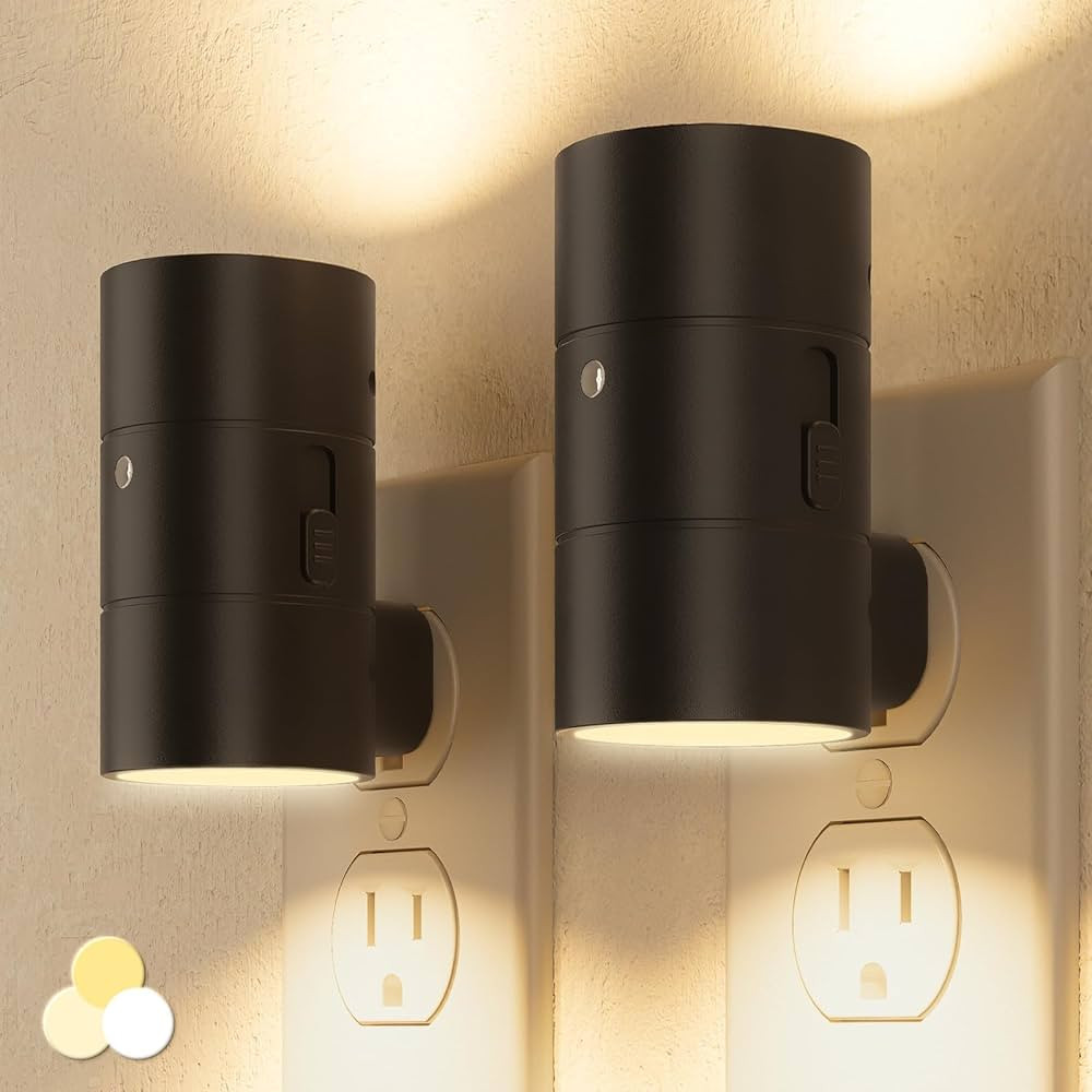NIORSUN Night Lights Plug Into Wall,Plug in Night Light with 3 Light Modes,Ultra-Slim Design,Dusk... | Amazon (US)