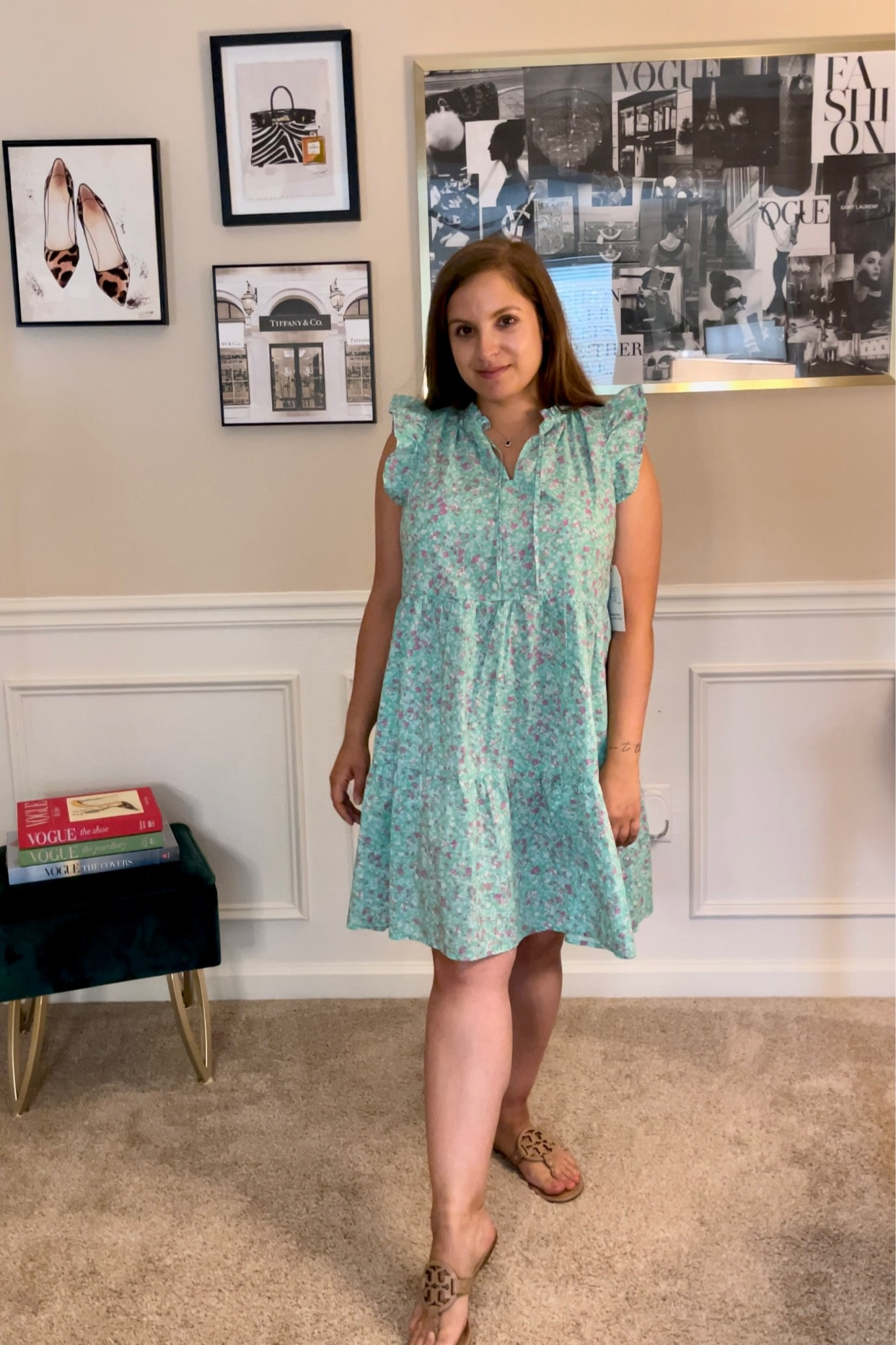 Summer Walmart dress; wearing true size (medium)

summer dress // floral dress // ruffle sleeves

#LTKFind #LTKunder50 #LTKstyletip