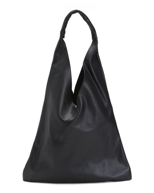 Made In Italy Leather Large Unlined Hobo | Handbags | Marshalls | Marshalls