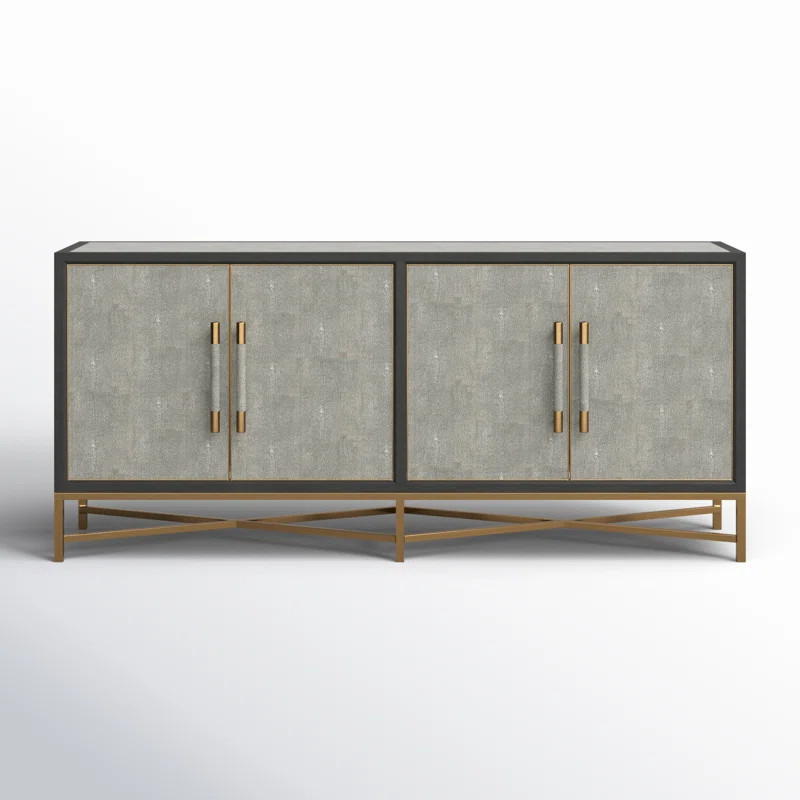 Meera 76" Wide Wood Sideboard | Wayfair North America
