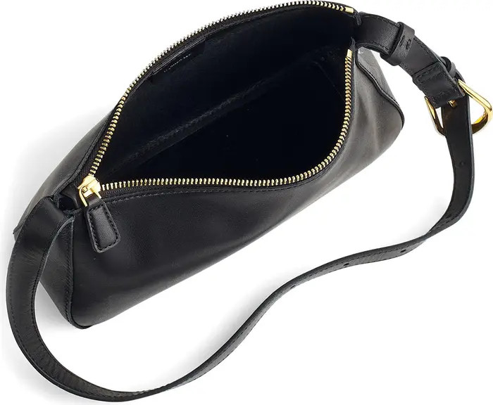 Madewell The Sculptural Buckle Leather Shoulder Bag | Nordstrom | Nordstrom