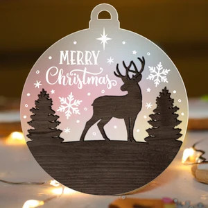 Winter Wonderland Tree and Deer Digital File | SVG + Glowforge | Etsy (US)