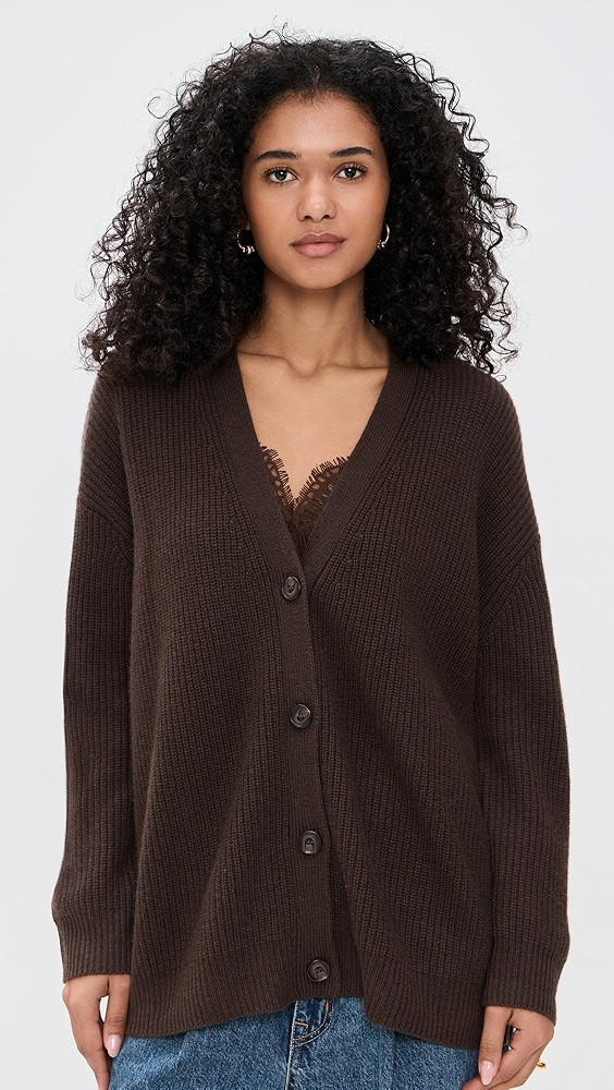 Cashmere Cocoon Cardigan Chocolate | Shopbop
