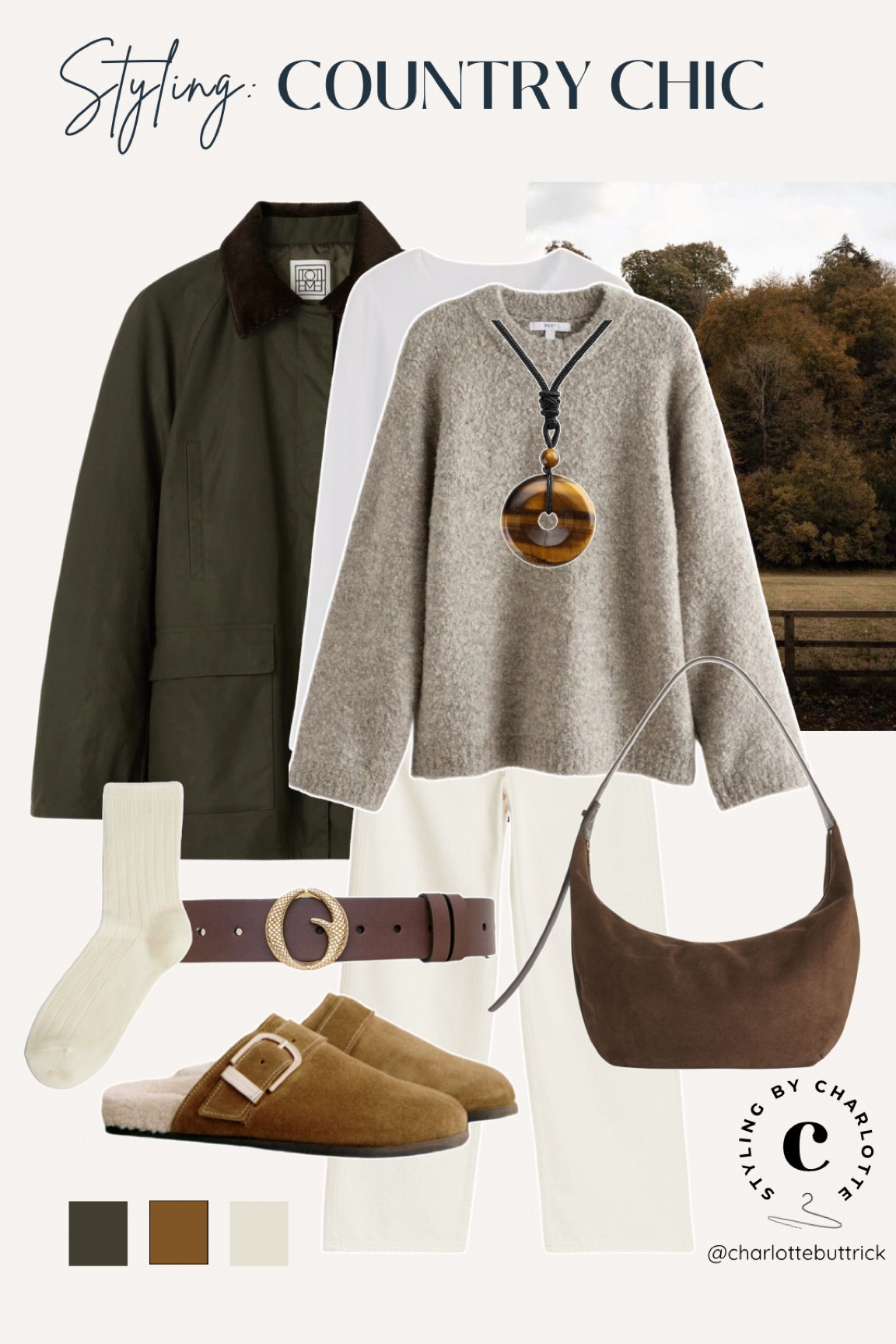 Wax barn jacket outfit casual chic knitwear 

#LTKeurope #LTKautumn #LTKuk