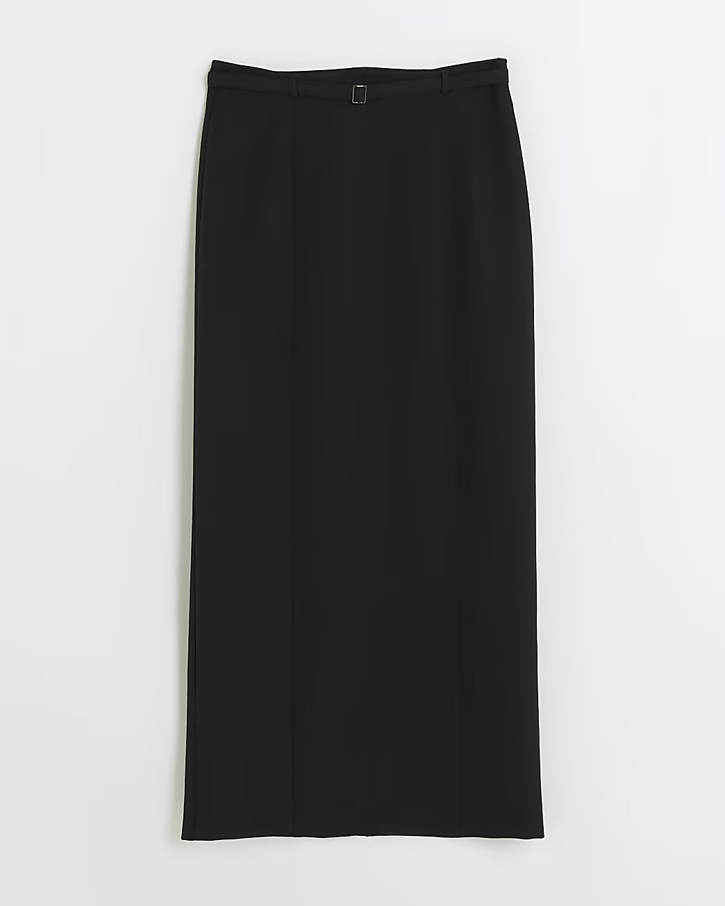 Black belted maxi skirt | River Island (UK & IE)