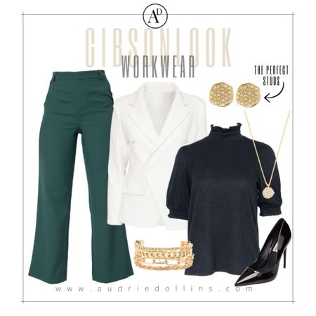 Seasonal Workwear 

Gibsonlook  Workwear  Seasonal  Pumps  Gold jewelry  Blazer  Stacked bracelet 

#LTKSeasonal #LTKstyletip #LTKworkwear