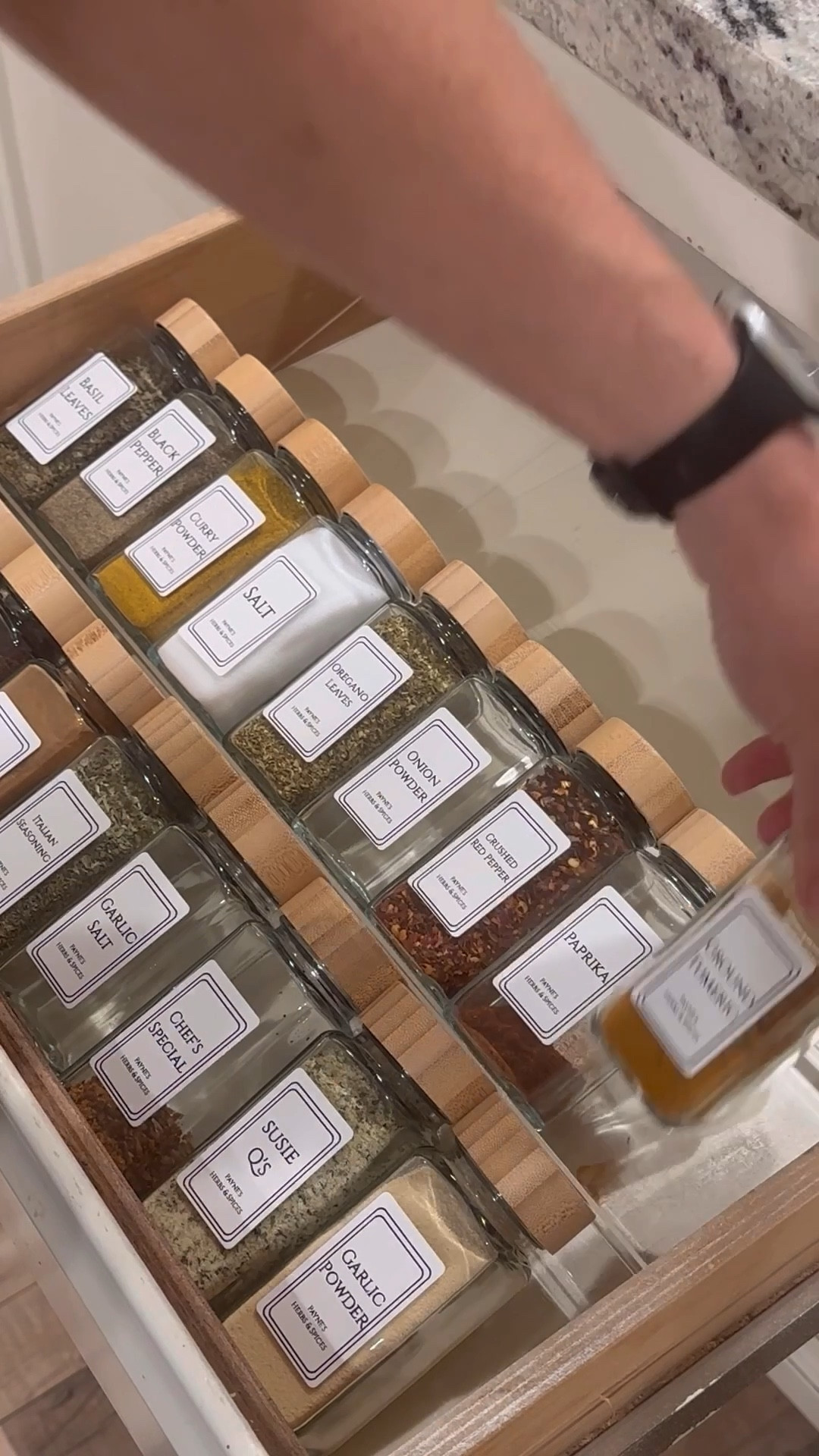 Customize your spice drawer with these glass jars, label maker and spice drawer organizers 

#LTKVideo #LTKhome #LTKsalealert