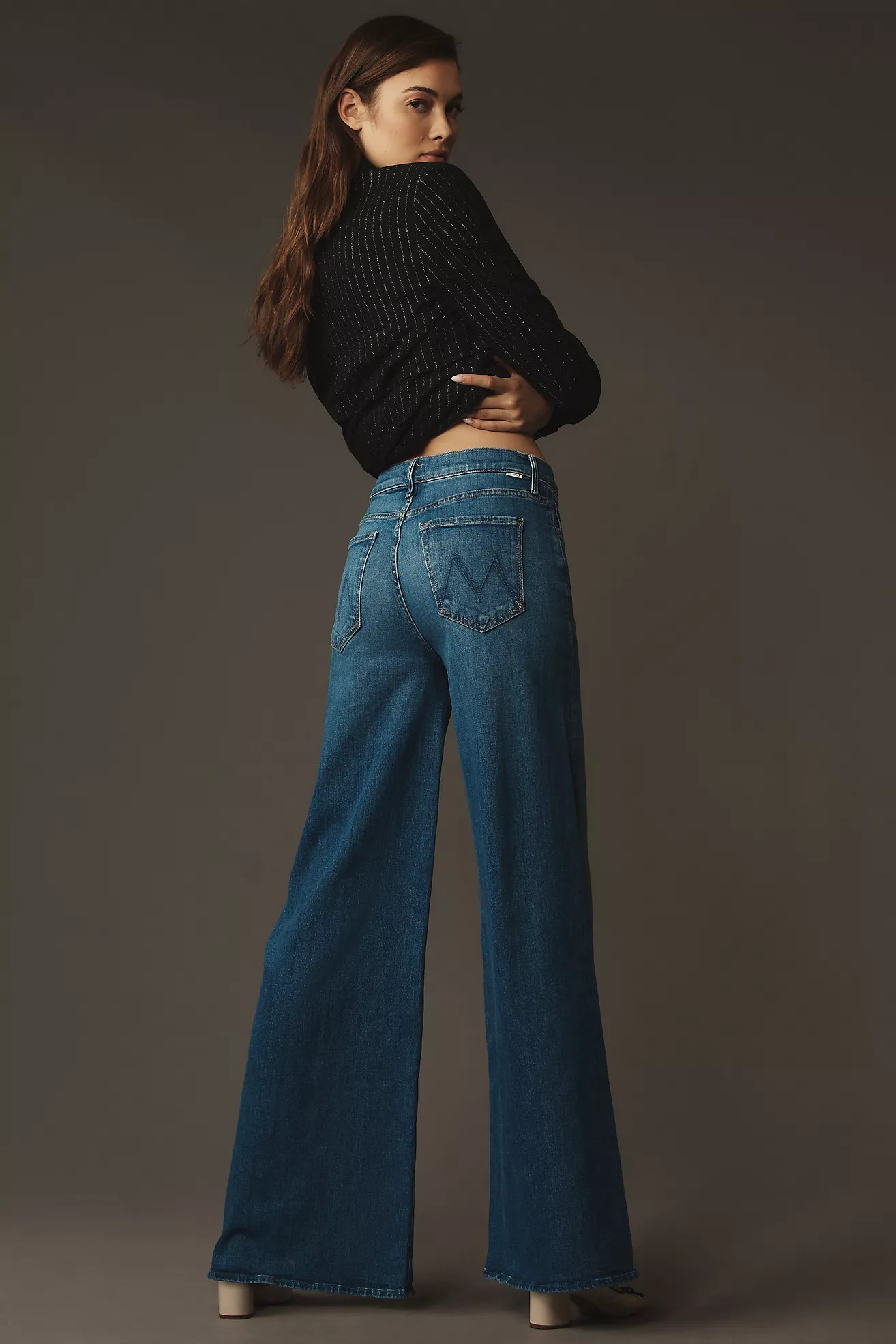 MOTHER The Undercover High-Rise Wide-Leg Jeans | Anthropologie (US)