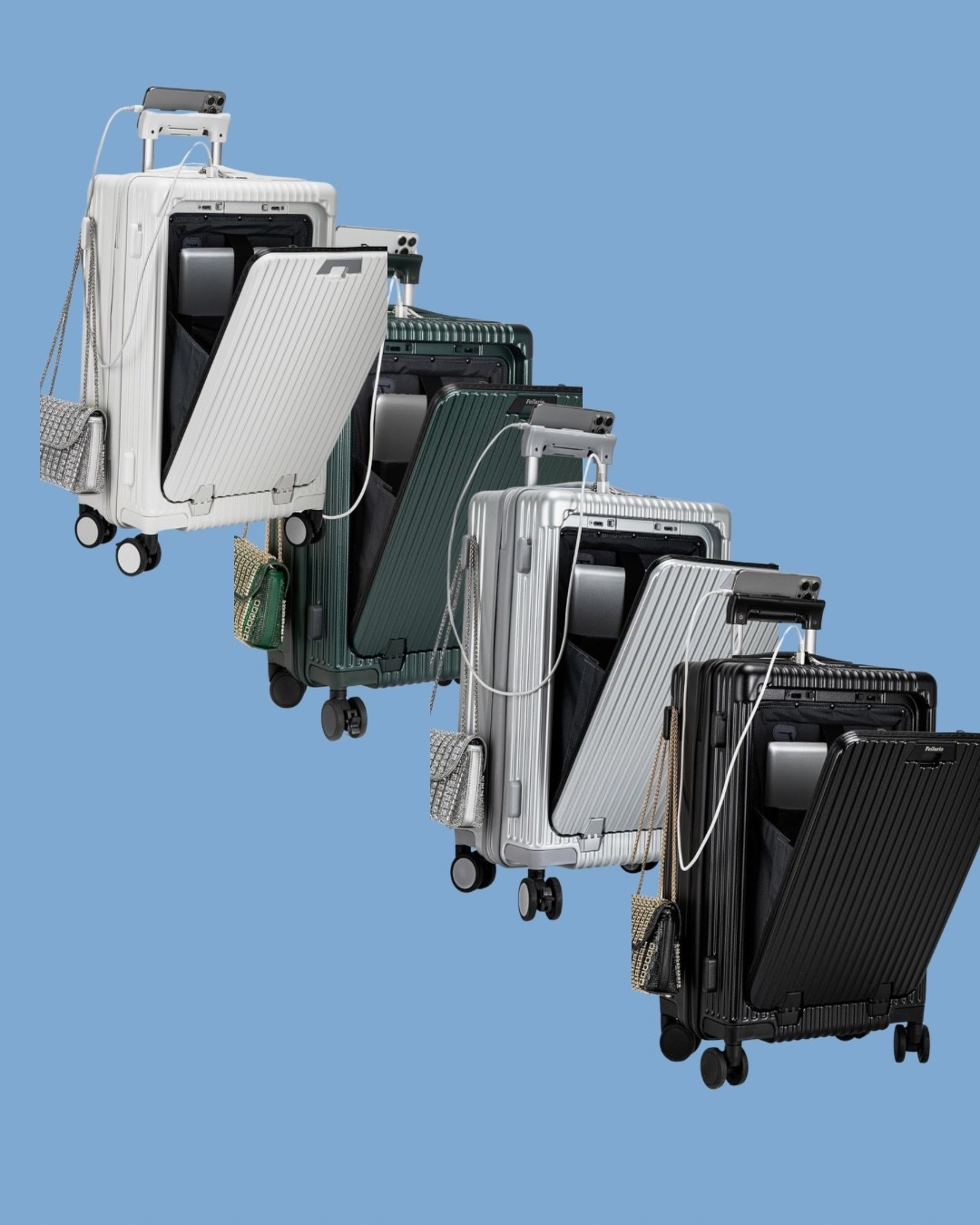 This carry on has so many features. USB Port, phone Holder,tsa lock and cup holder

#LTKValentine #LTKTravel #LTKSaleAlert