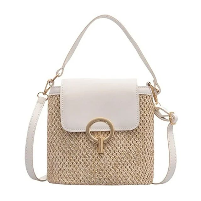 Casual Straw Women Shoulder Crossbody Bags 2023 New Handbag Purses Summer Beach Messenger Travel ... | Walmart (US)