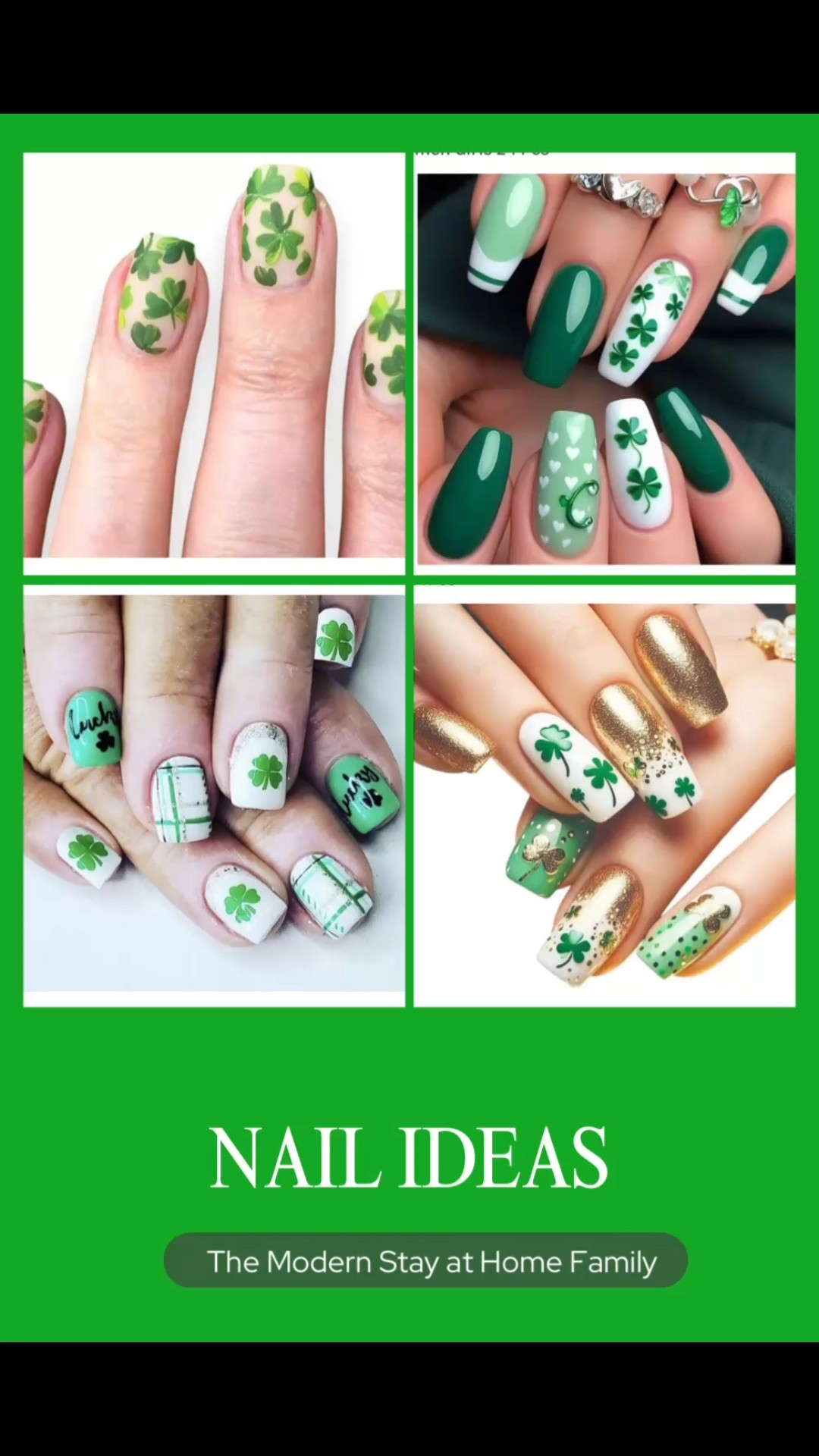 St. Patrick’s Day nails are the cutest way to celebrate March with a festive touch 🍀 Think emerald green nails gold foil accents shamrock nail art glitter French tips and cozy spring vibes. These St. Patrick’s Day press on nails and nail ideas are perfect for parties outfits photos and everyday wear while keeping your manicure trendy and seasonal.

St Patricks Day nails green nails shamrock nails lucky nails March nails spring manicure festive nail ideas press on nails gel nails acrylic nails short nails long nails neutral green nails glitter nails gold accent nails holiday manicure trendy nails cute nail designs seasonal beauty nail inspo Irish inspired nails

#LTKselfcare #LTKmomlife #LTKFindsUnder50