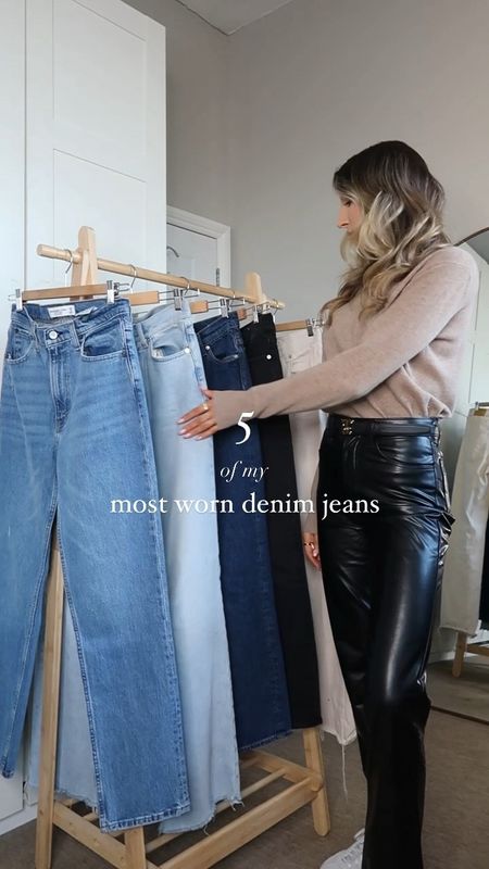 5 of my most worn denim jeans 👖 These I wear on repeat and have formed a fundamental part of my capsule wardrobe all year around. 

#LTKeurope #LTKstyletip #LTKfindsunder100