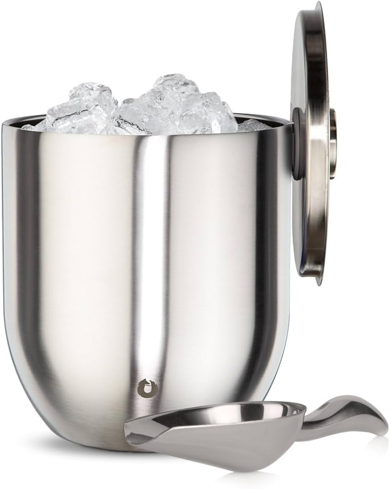 Snowfox Plus - Insulated Ice Bucket with Lid/Scoop, Premium Vacuum Insulated Stainless Steel Ice ... | Amazon (US)