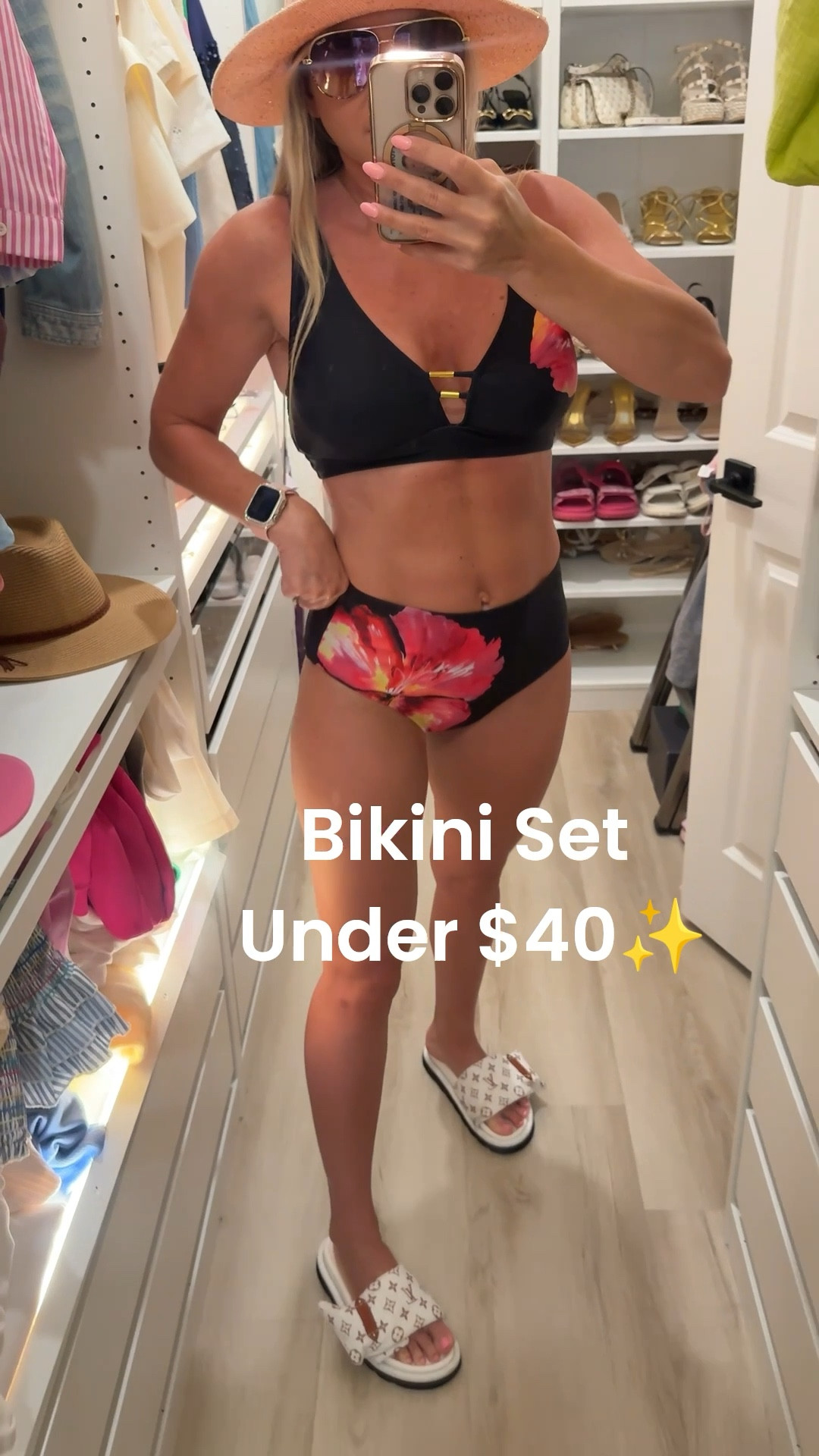 Amazon bikini set under $40. On sale now. Comes in other colors! Wearing size M. 

#LTKSaleAlert #LTKSwim #LTKTravel