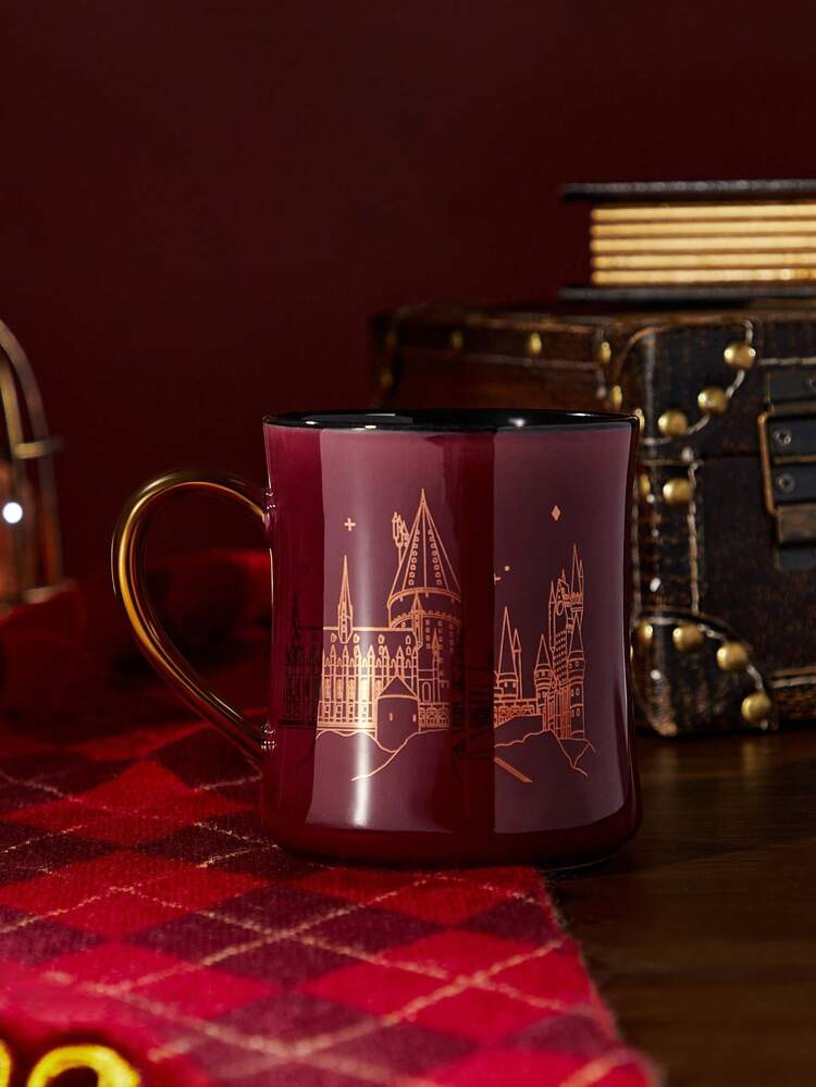 HARRY POTTER X SHEIN 400 Ml Ceramic College Logo Printed Mug,Gifts,Back To School | SHEIN