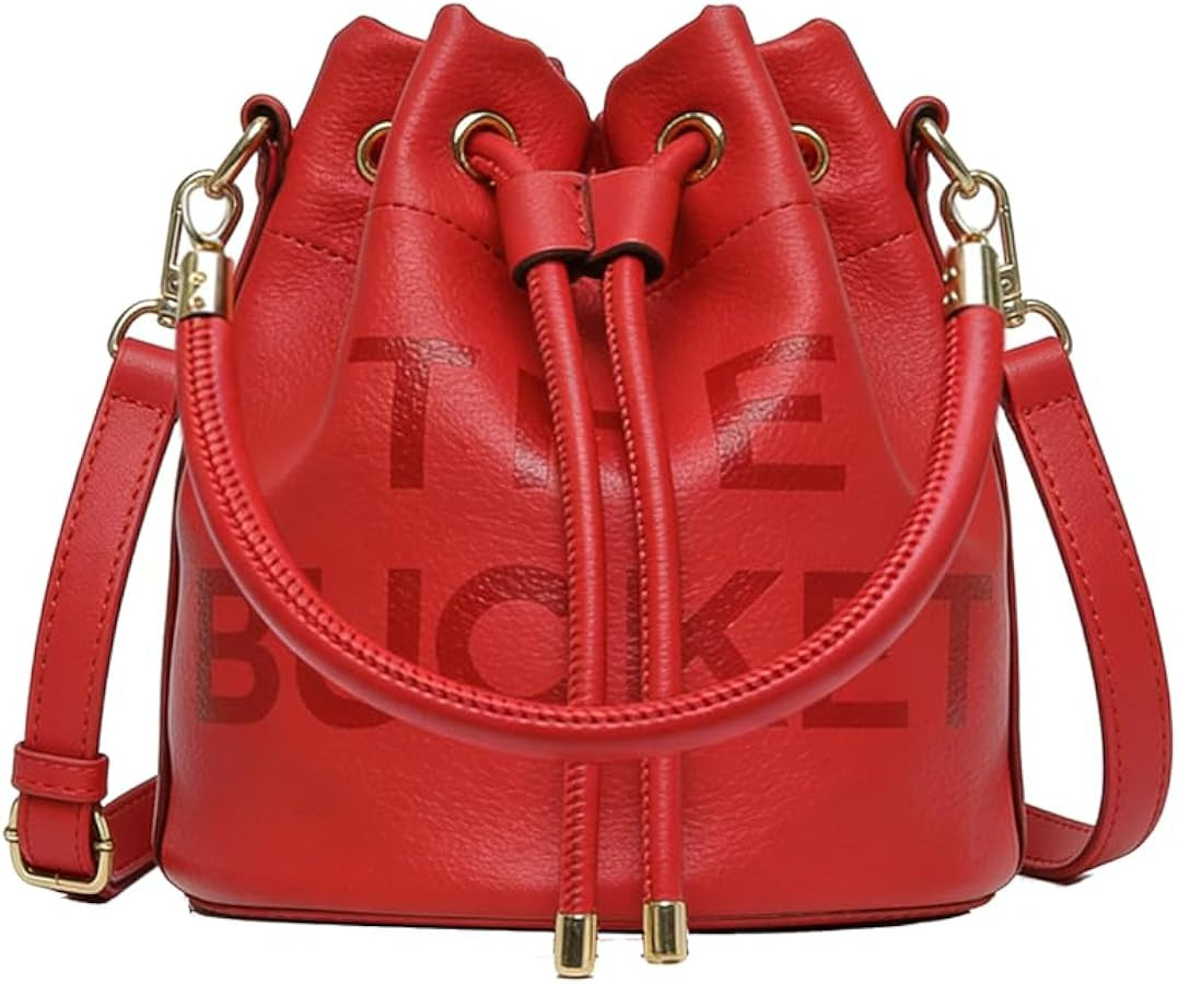 Bucket Bags and Purses For Women Small Drawstring Handbags Hobo Purse | Amazon (US)