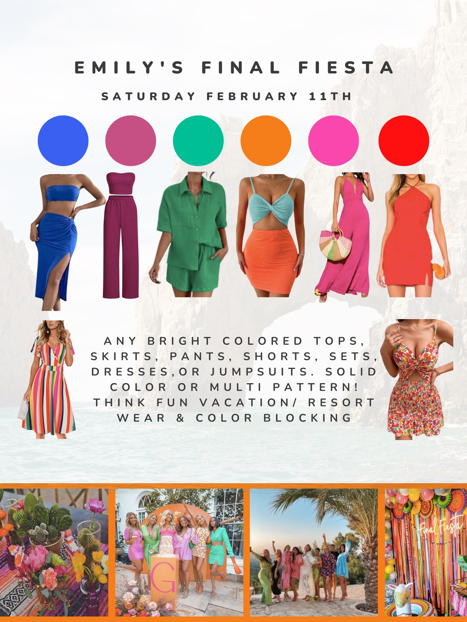 Final Fiesta themed bachelorette going out outfits

#LTKwedding