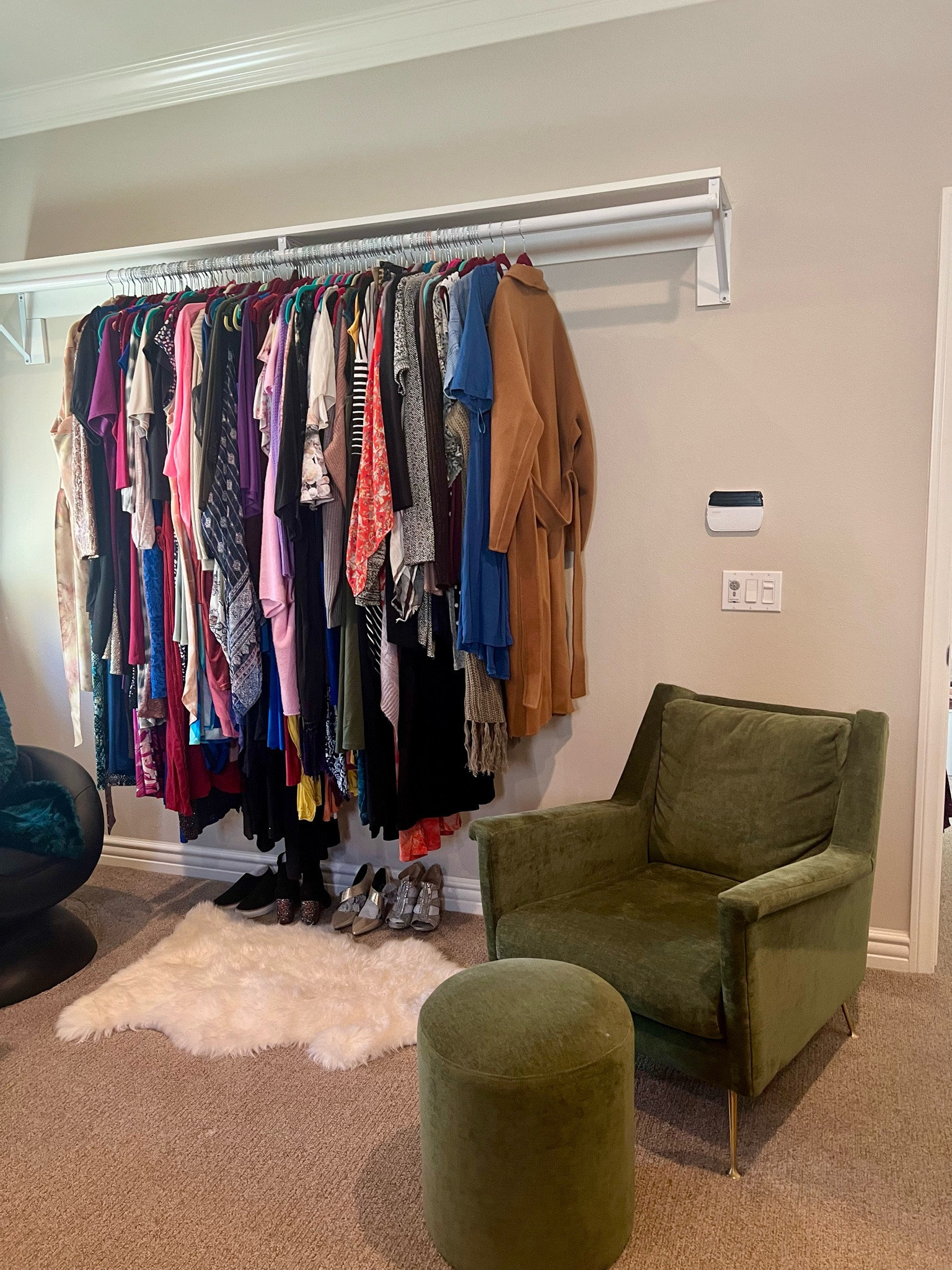 West Elm perfect chair for my closet space. 

#LTKHome