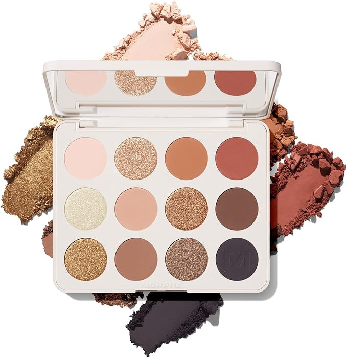 Morphe ChromaPlus 12-Pan Eyeshadow Palette - High Pigment Eye Makeup with Shimmer, Matte & Metall... | Amazon (US)