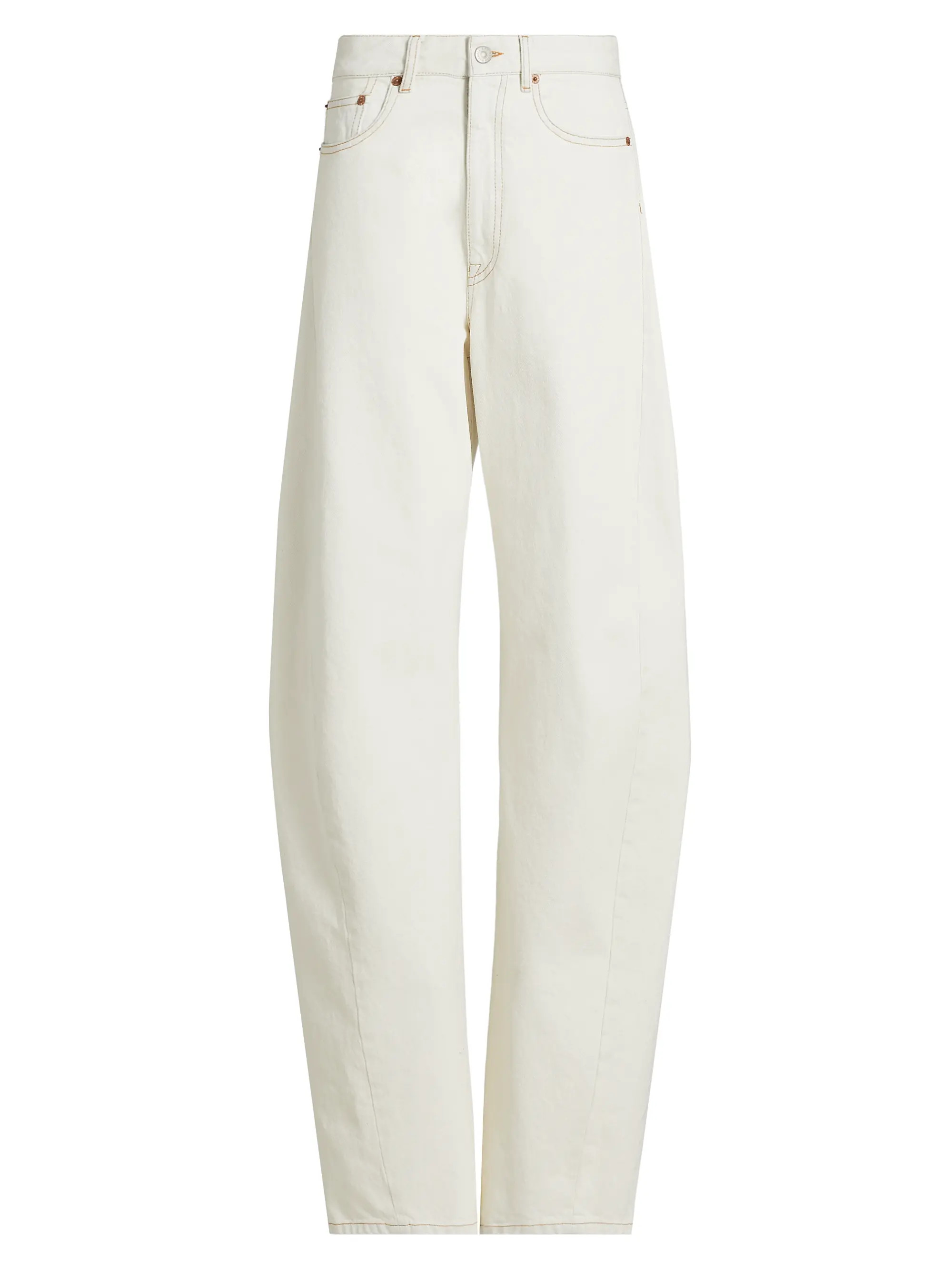 High-Rise Barrel-Leg Jeans | Saks Fifth Avenue