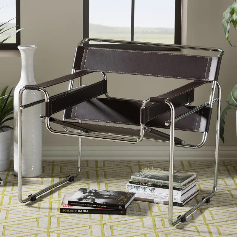 Henriquez Faux Leather Armchair | Wayfair North America