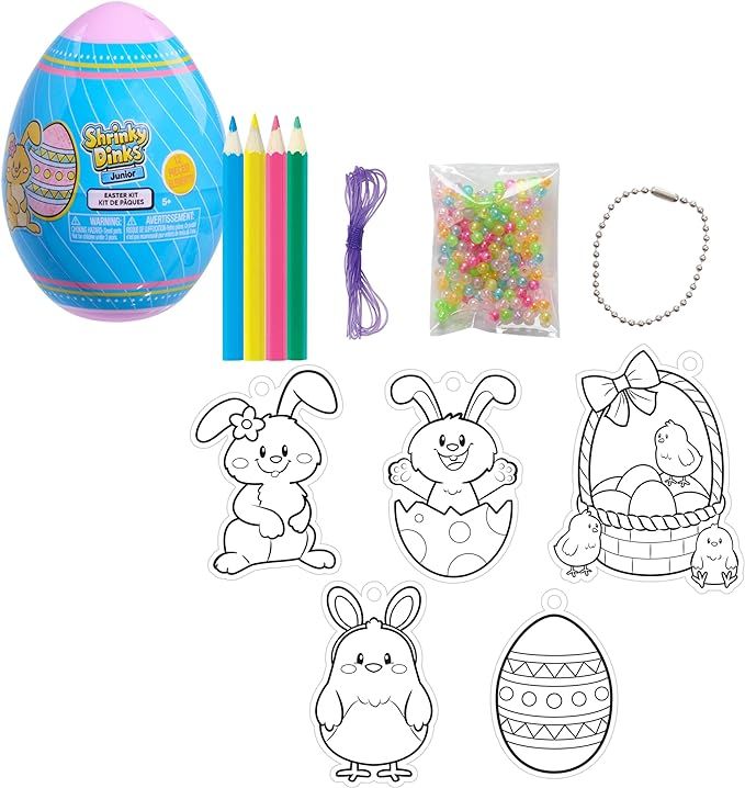 Just Play Shrinky Dinks Easter Kit, 12-Pieces, Kids Art and Craft Activity Set, Kids Toys for Age... | Amazon (US)