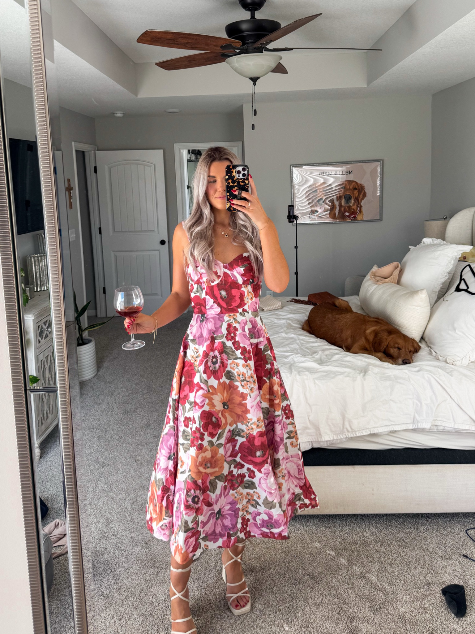 wedding guest dress! in a size 4, runs true to size 

linking similar shoes (mine are a couple years old)