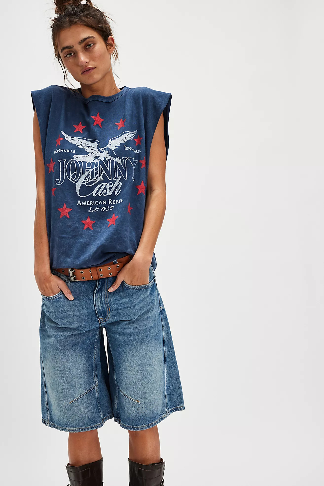Johnny Cash Muscle Tank | Free People (Global - UK&FR Excluded)