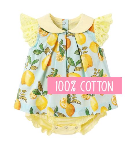 Baby girl lemon print 100% cotton bubble, classic baby girl clothes, baby girl summer outfits 

#LTKFindsUnder100 #LTKFindsUnder50 #LTKBaby