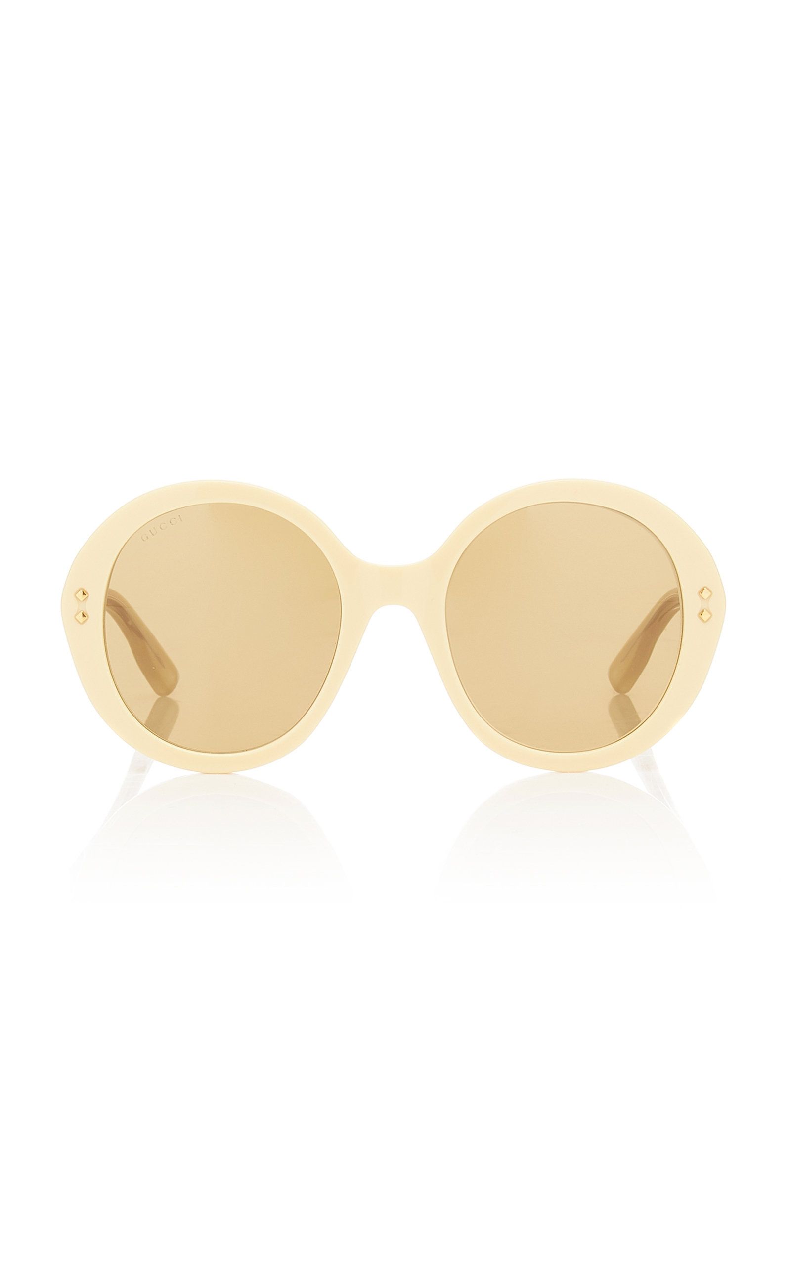 Oversized Round Acetate Sunglasses | Moda Operandi (Global)
