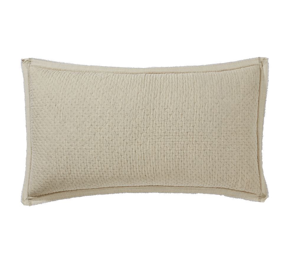 Melange Handcrafted Cotton Quilted Sham | Pottery Barn (US)
