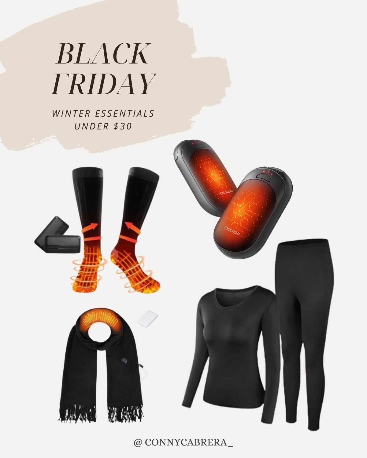 ✨Black Friday Deals✨ Winter Essentials under $30. Heated socks and scarf, electric hand warmers and thermal layers  

#LTKCyberWeek