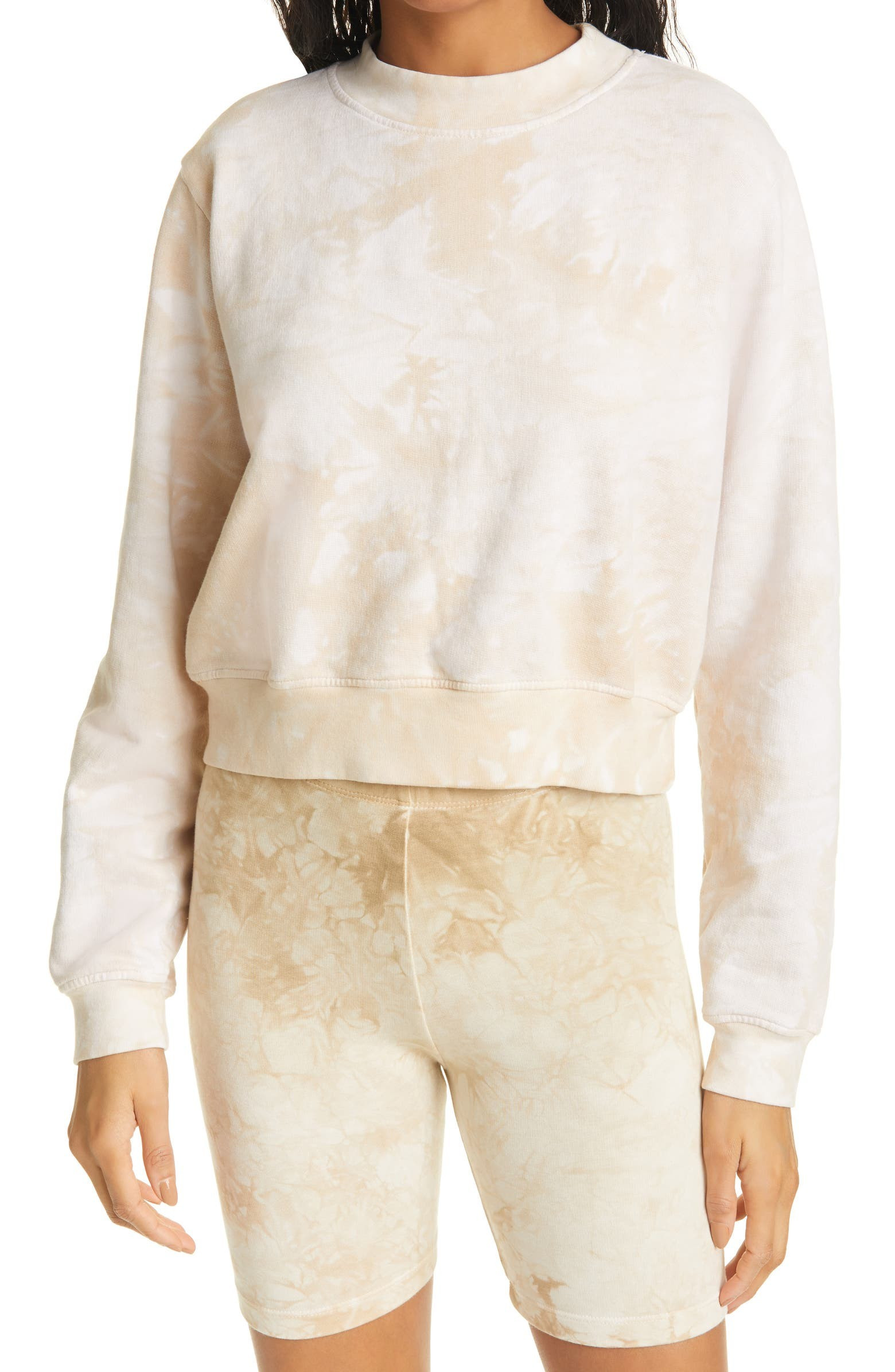 Milan Tie Dye Crop Sweatshirt | Nordstrom