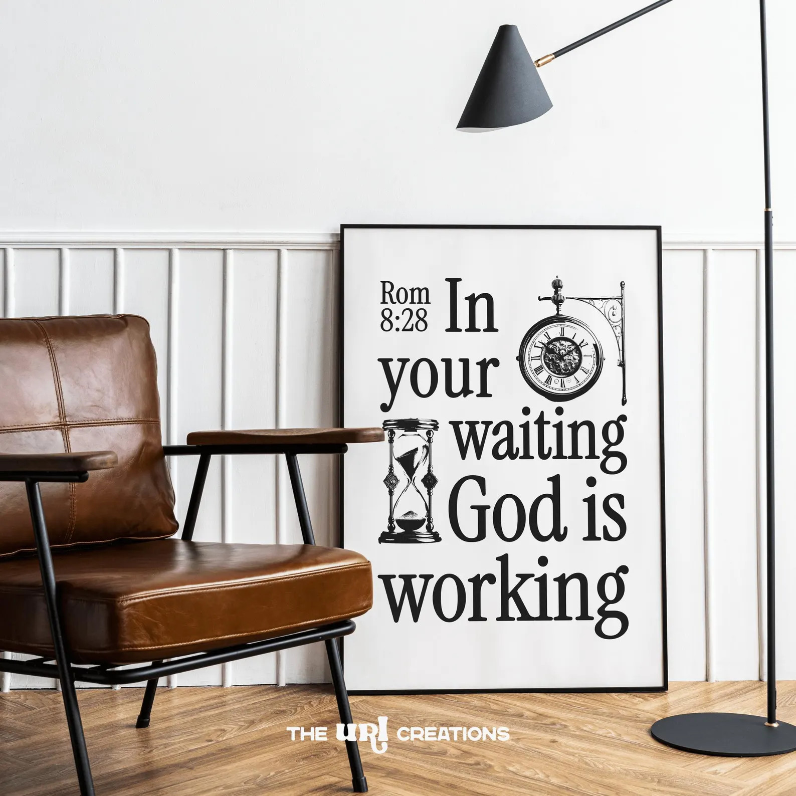 Aesthetic Christian Wall Art Black White Bible Verse Poster Minimalist Motivational Quote Print R... | Etsy (US)